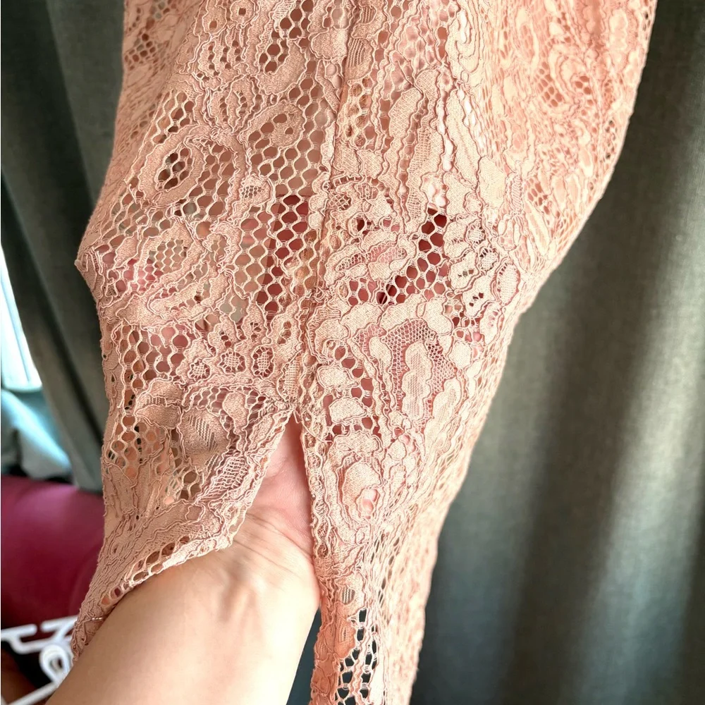 BNWT Bardot Lace Pink/Blush Dress size 6 - Picture 7 of 7